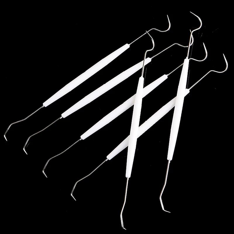 10 шт./лот двойные концы стоматологический инструмент для чистки зубов из