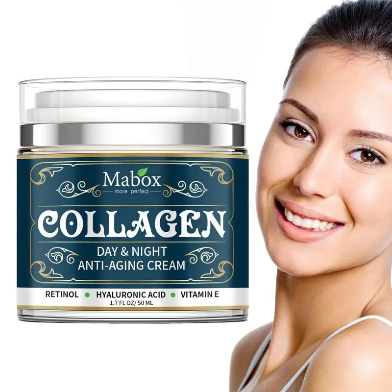 

50ml Collagen Face Cream Hydrating Collagen Moisturizer Anti Wrinkle Anti Aging Dark Spot Removing Skin Firming Cream Skin Care