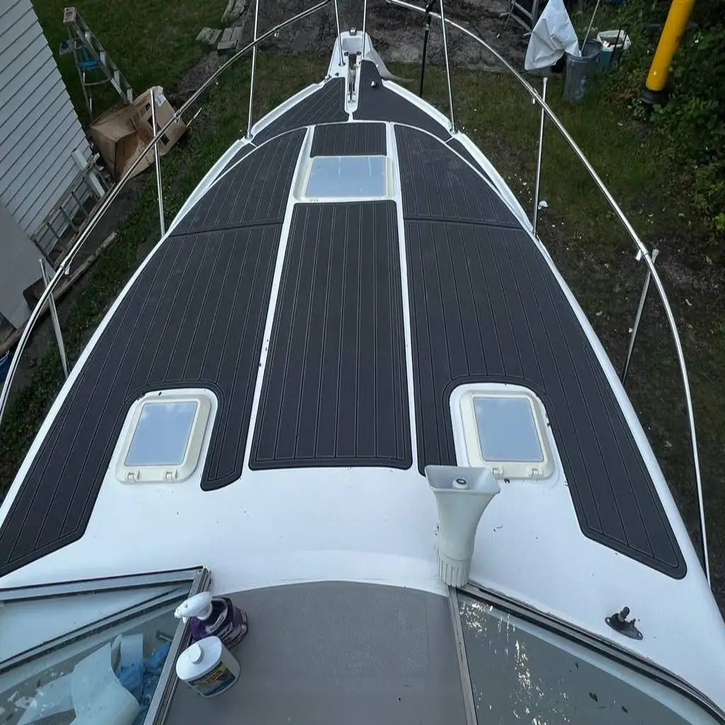 Платформа для плавания напольный коврик из пены EVA и тика 1997 Bayliner 2855