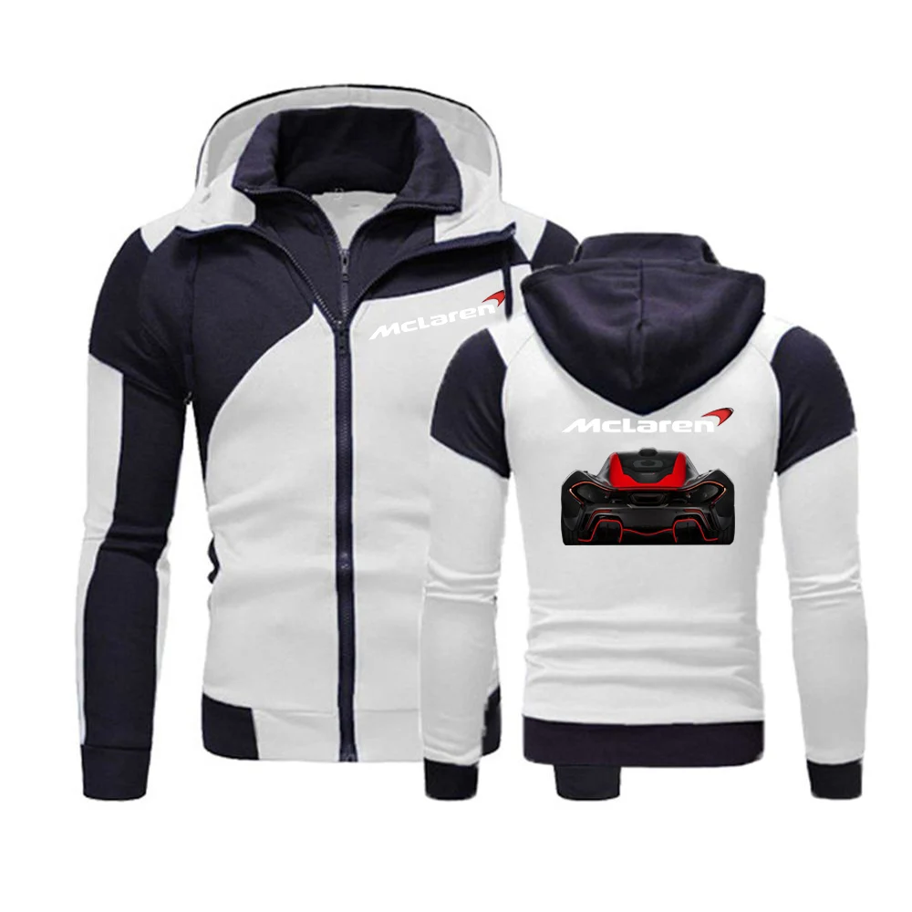 

2022 McLaren Jacket Men Sweatshirt Hoody Spring Autumn Fleece Cotton Zipper Hoodies Harajuku Male Clothing