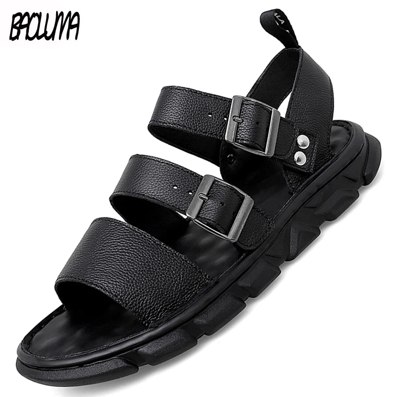 Hot Summer Men's Sandals Leather 