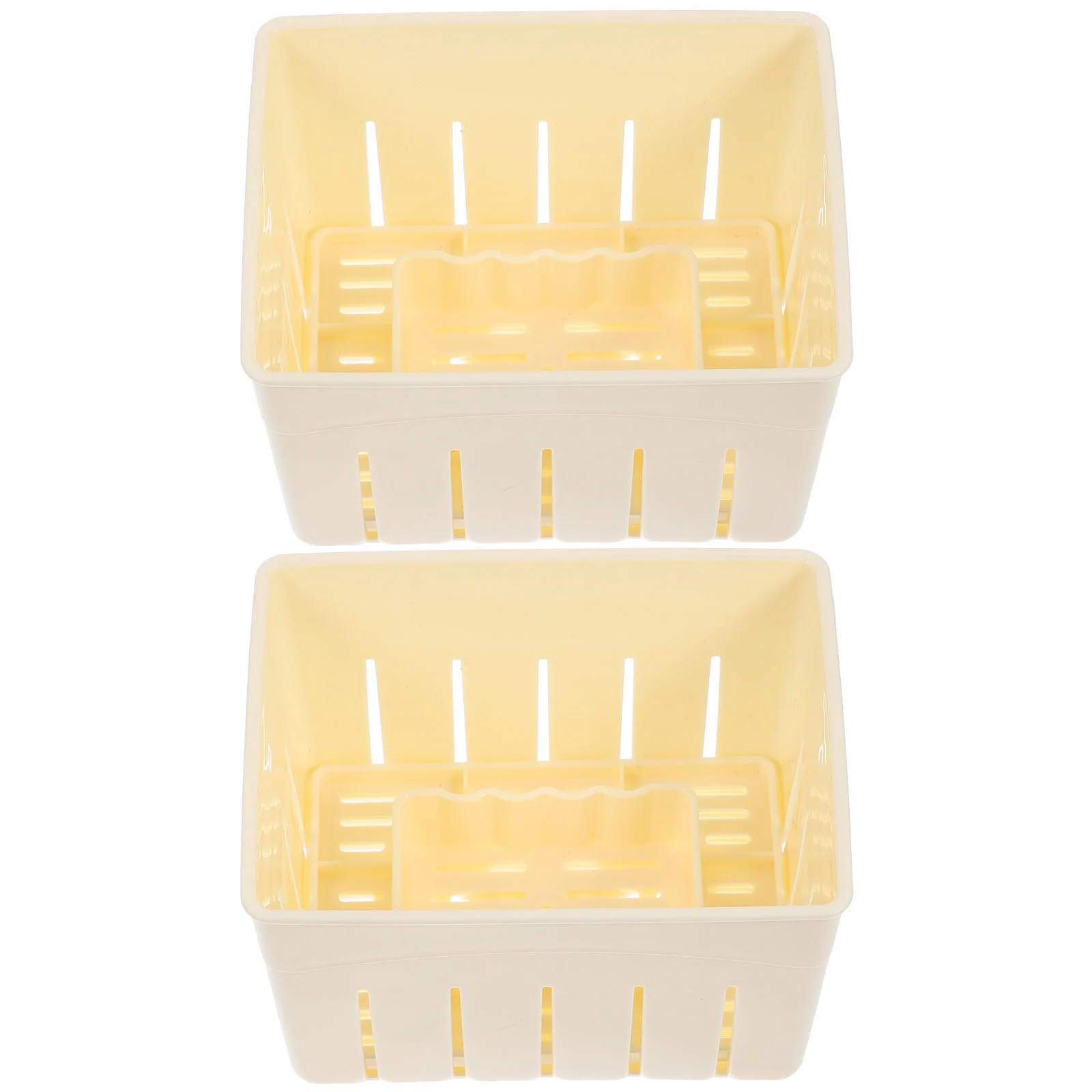

2pcs Smooth Tofu Press Mold Household Tofu Making Mold Soybean Curd Pressing Mold Kitchen Gadget