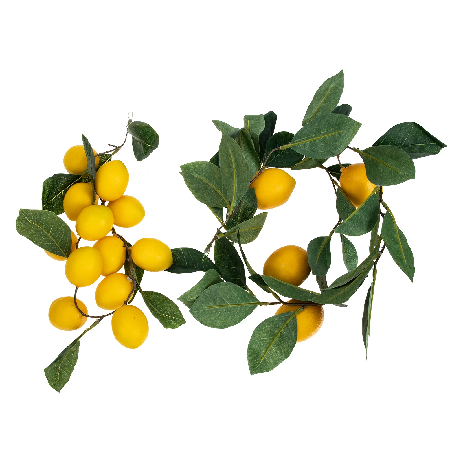 

Garland Lemon Fruit Artificial Fake Greenery Vine Springsummer Leaf Hanging Decoration Faux Door Front Decor Decorations Wall