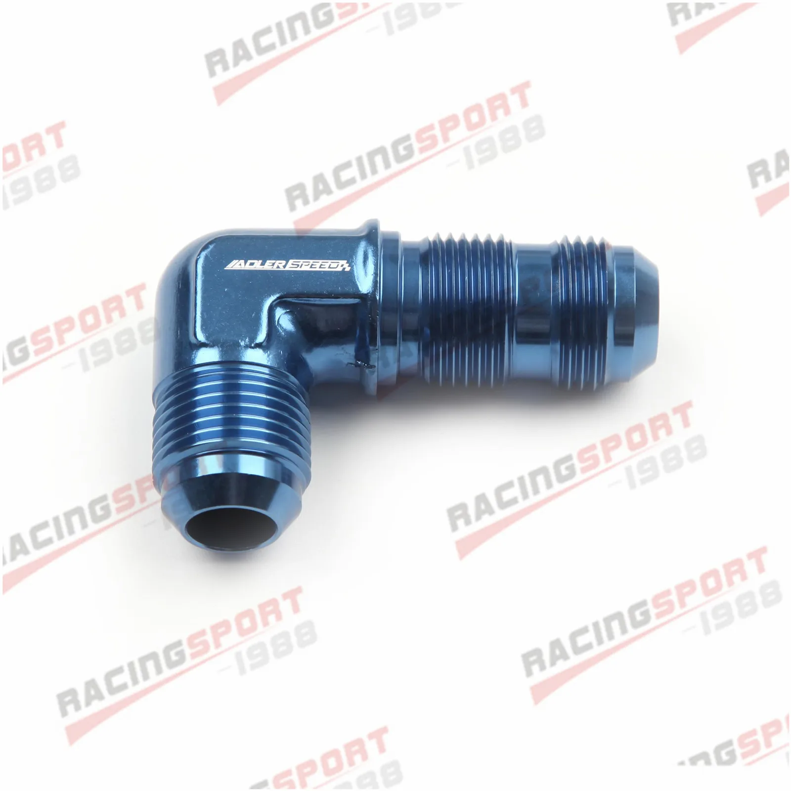 

AN10 AN-10 Male Thread 90 Degree Bulkhead Fitting Aluminum Blue