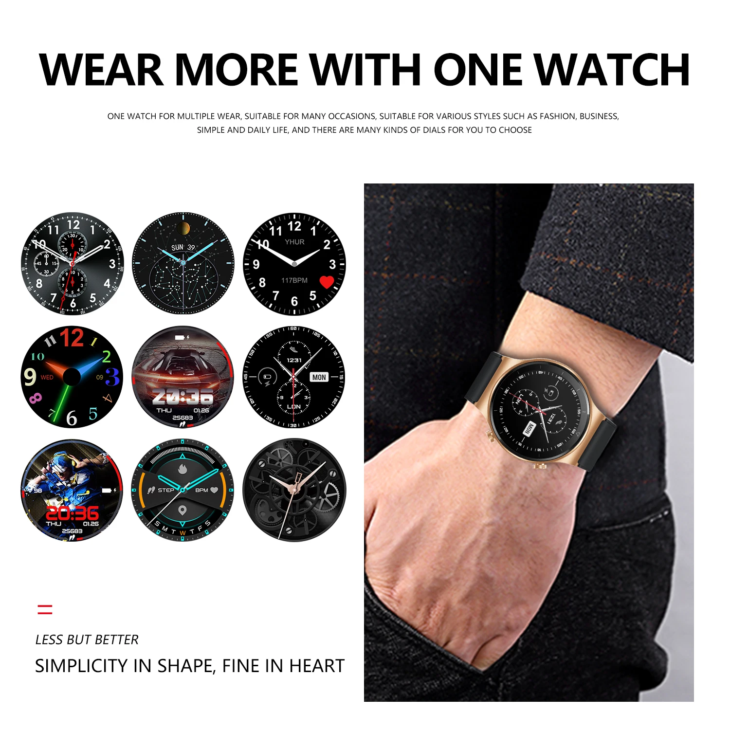 lucky angel full touch bluetooth connection smart watch gt2pro running sports watch suitable for samsung huawei apple xiaomi free global shipping