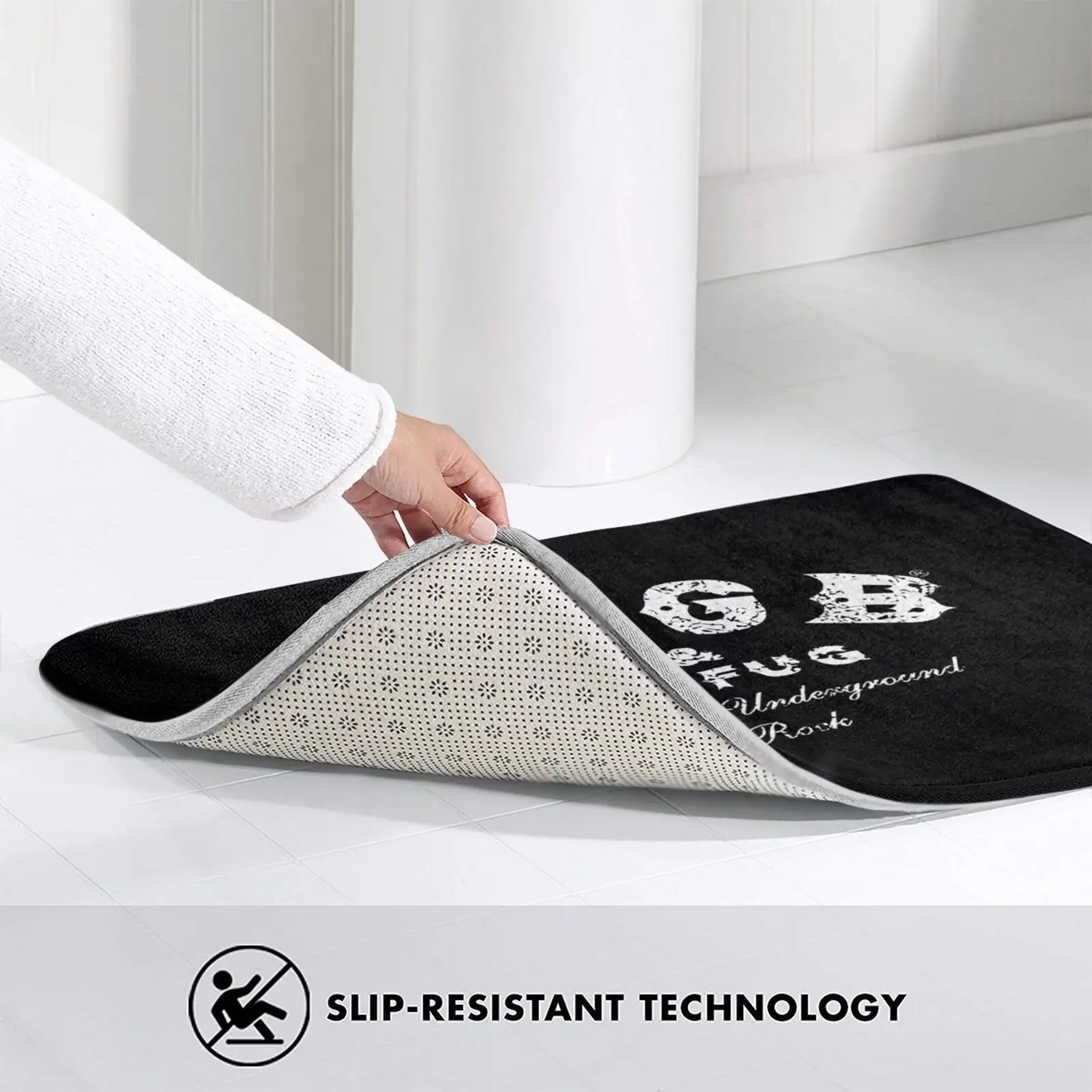 Cbgb Distressed Rock N Roll Punk Music Band Mat Rug Carpet Kitchen Home Waterproof Oilproof |