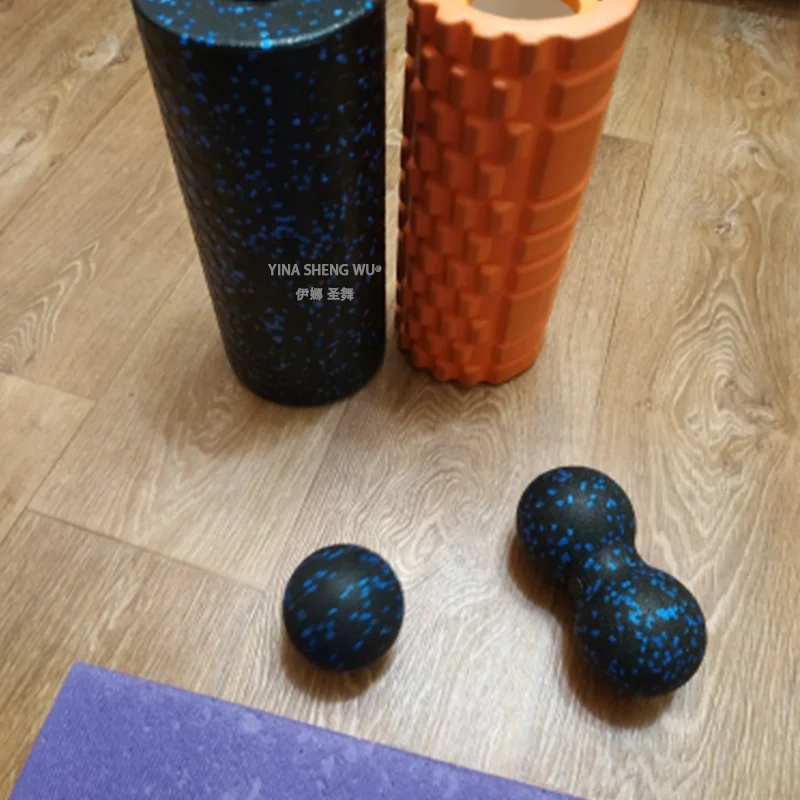Полый валик для йоги массажный шарик с арахисом набор EPP фитнес-колонна из