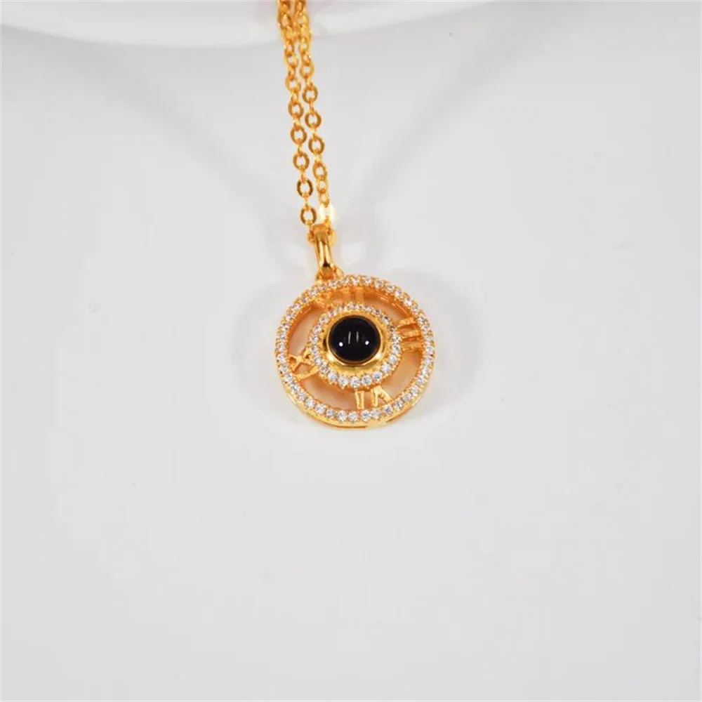 Projection Necklace Custom Photo Necklace Personalized Photo Necklace for Women Crystal Pendant Memorial Jewelry Gift