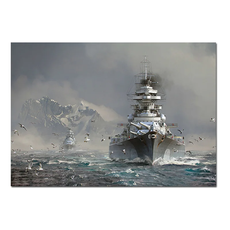

Плакат "Bismarck Class Battleship" на холсте