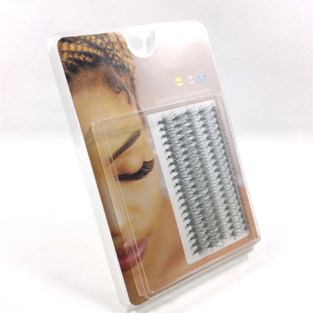 1 ~ 4 коробки красивые ресницы долговечная легкая в нанесении Горячая утолщенная