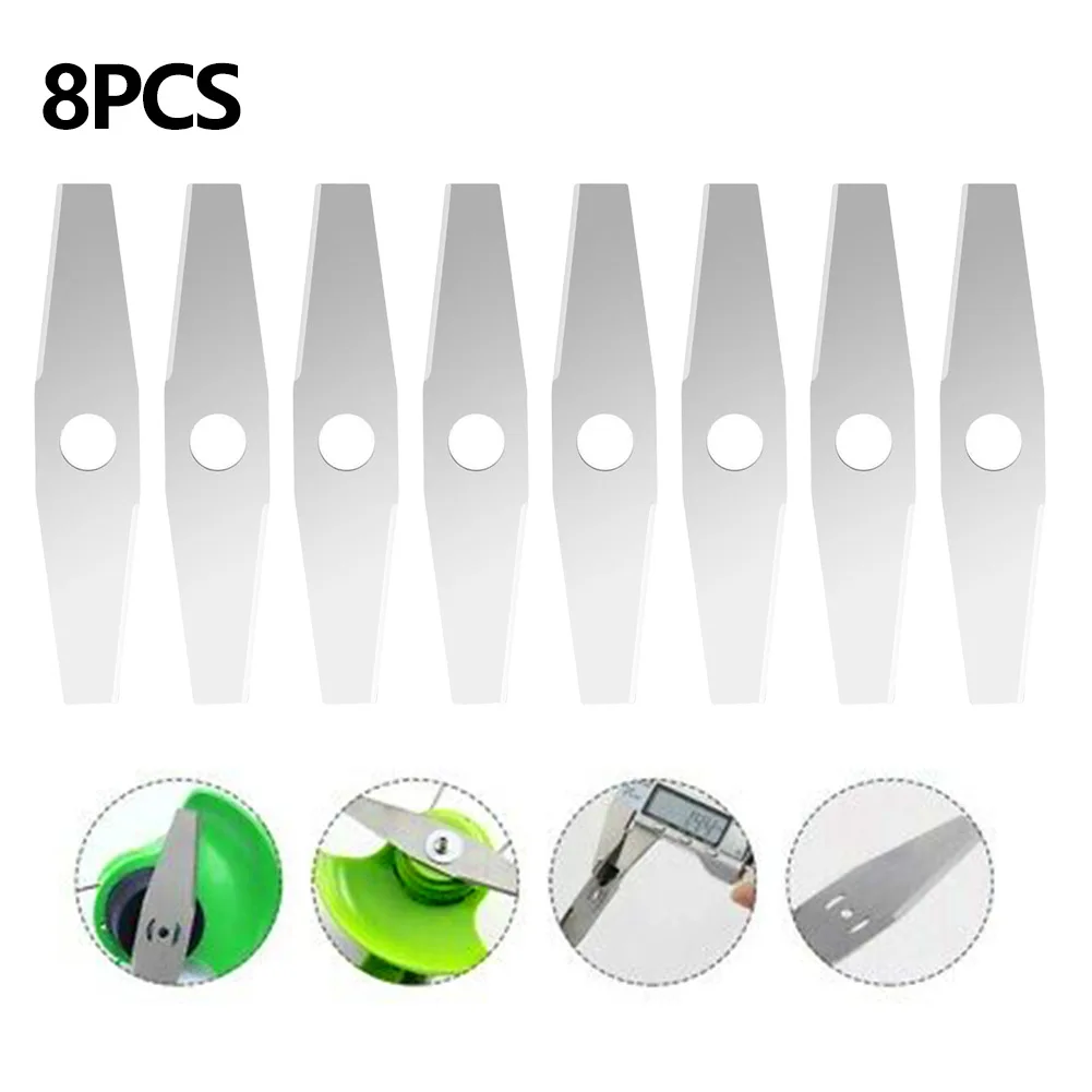 8 шт. триммер для травы пильный диск металлический сменная головка лезвия