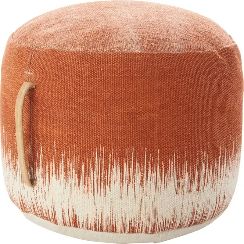 

Styles Clay Stonewash Drum Pouf , 20" x 20" x 12"