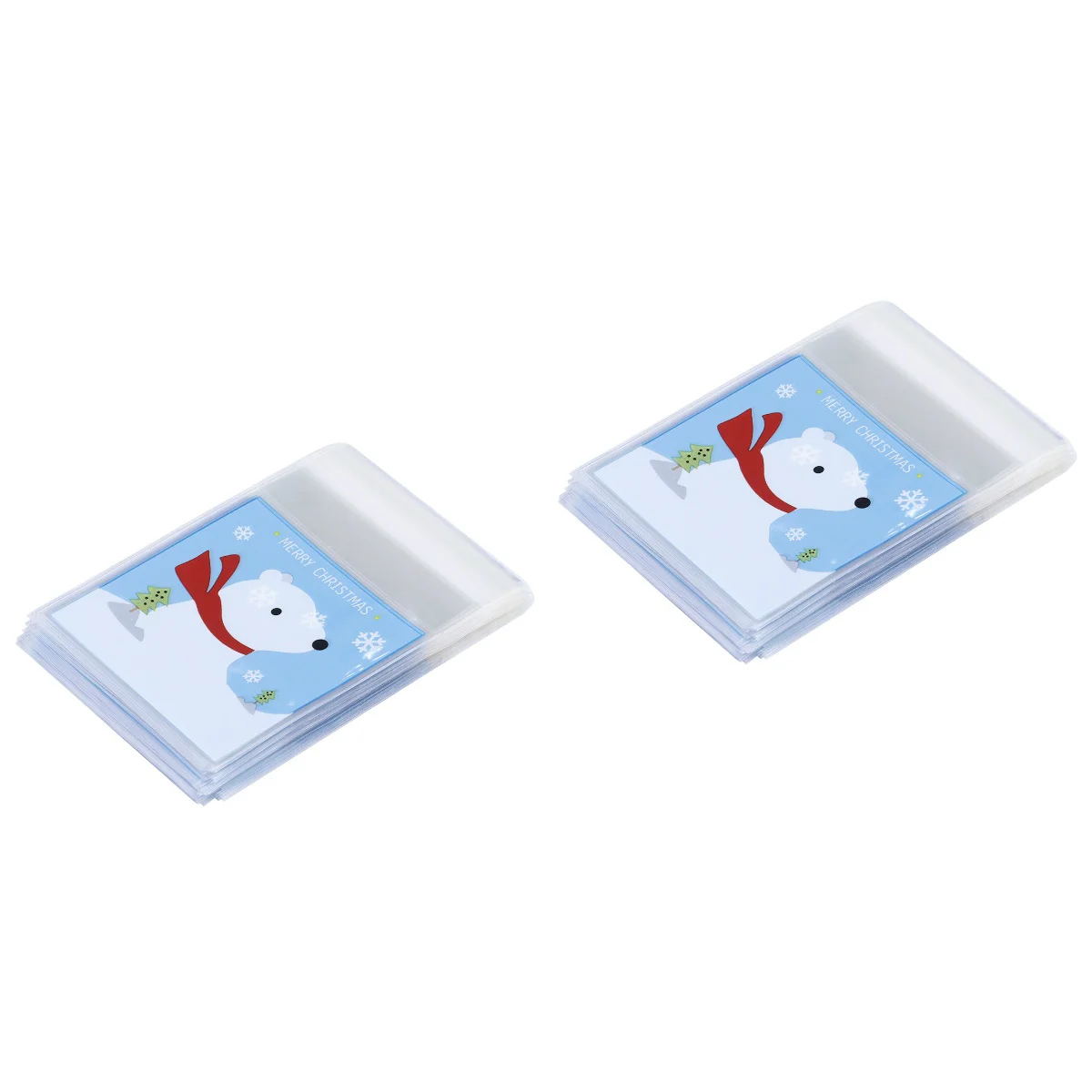 

Bags Candy Biscuits Bag Pouch Storage Christmas Portable Cookie Adhesive Favor Self Gift Cute Transparent Packaging Pretzel