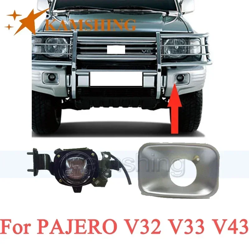 Противотумансветильник фары для переднего бампера CAPQX противотуманные Mitsubishi PAJERO