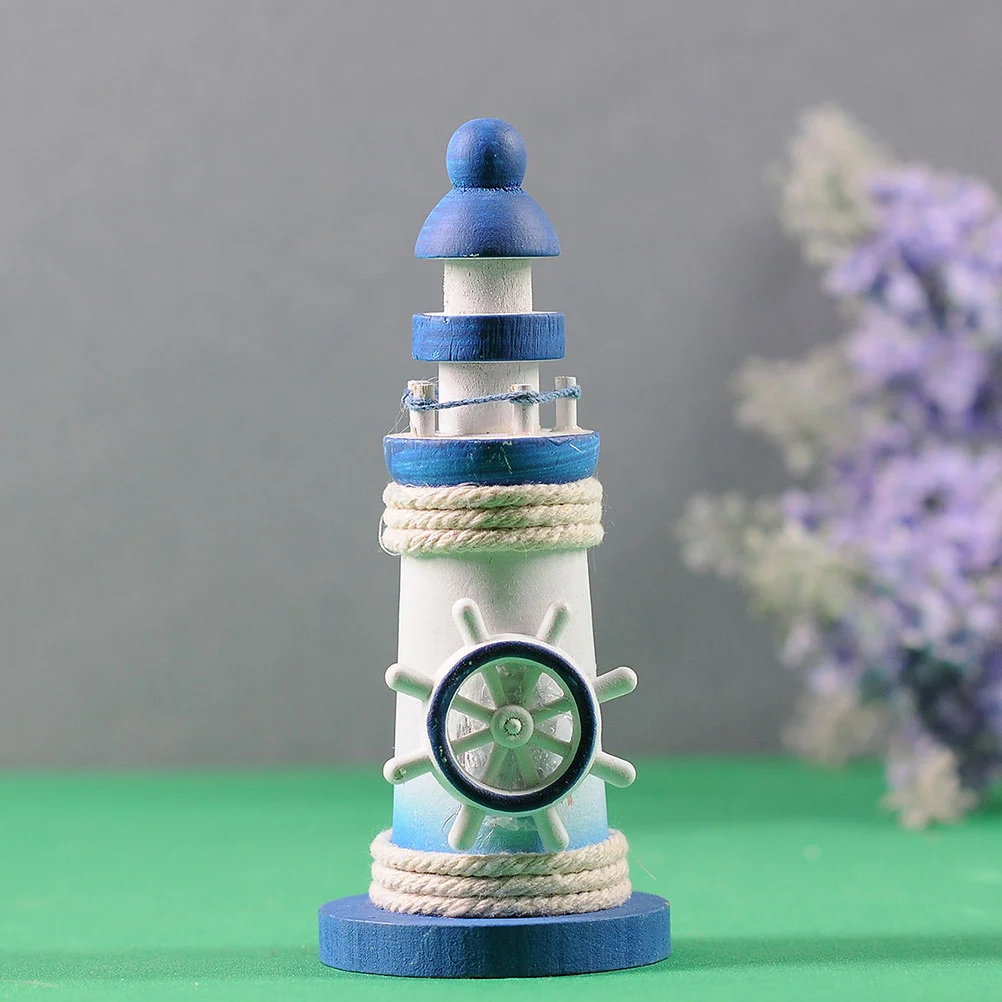 Мини-маяк в средиземноморском стиле орнамент украшение для домашнего декора