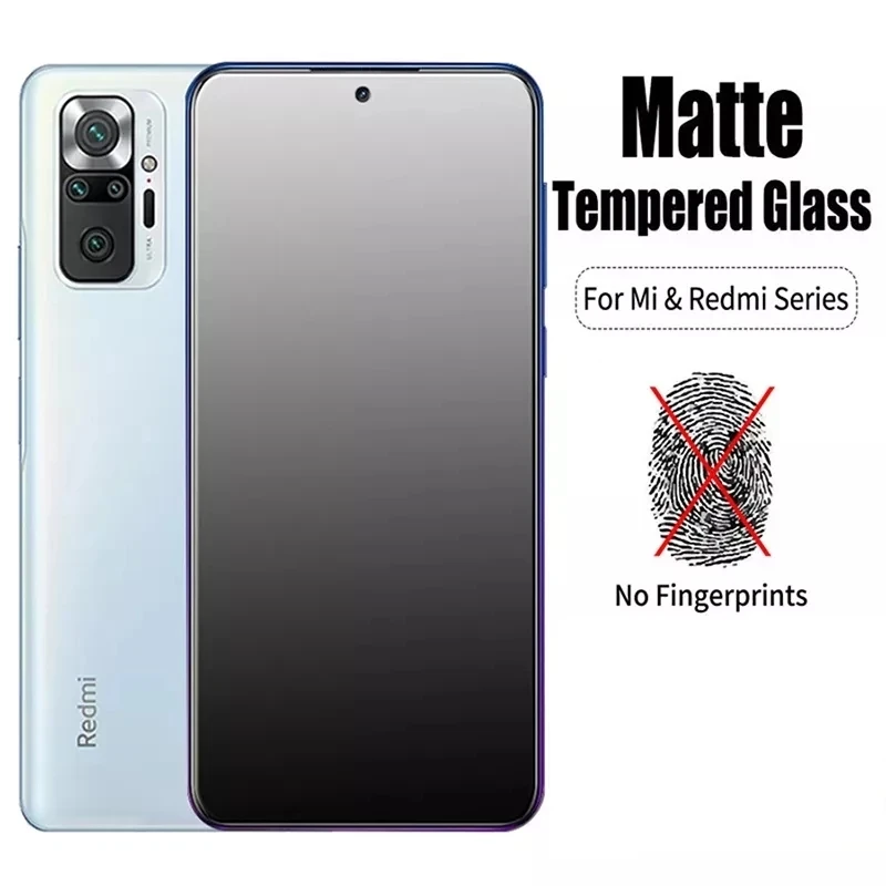 

Matte Tempered Films for Xiaomi CC9E A3 POCO X3 M3 Pro Anti-Scratch HD Clear Screen Protectors for Redmi 7A 5Plus Note 7 10 Pro