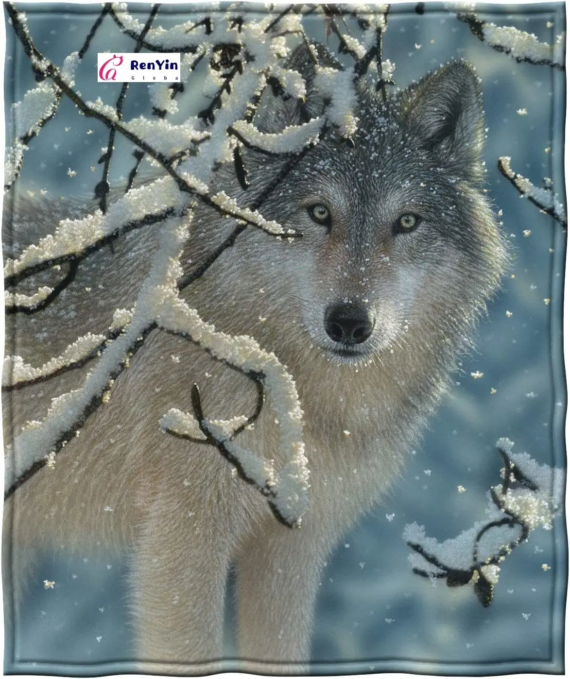 

Super Soft Plush flannel Throw Blanket by Collin Bogle (Broken Silence Wolf)