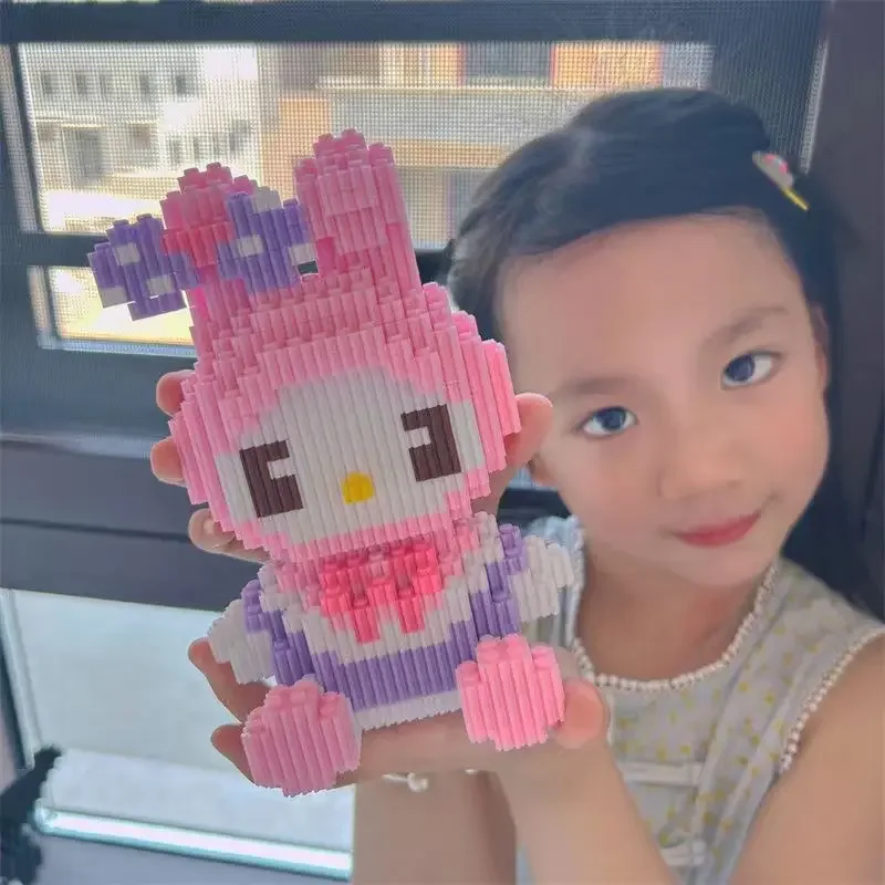 Мини Куроми Мелодия Строительные Блоки Игрушка Маленькие Частицы 3D Головоломка