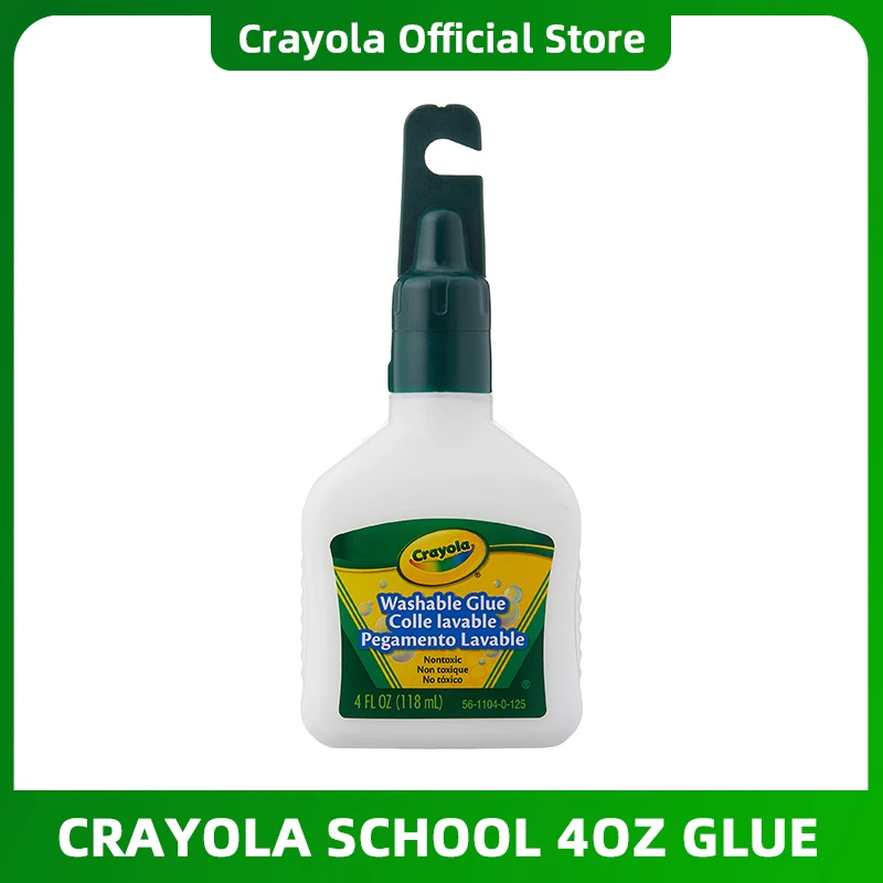 Crayola Washable Glue Kids School Art Craft Supplies 56-1104