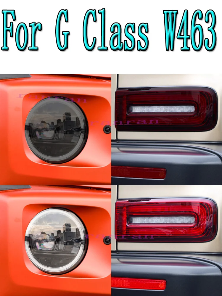 

Автомобильная передсветильник G Class W463 AMG 2019 в наличии, ярсветильник прозрачная Дымчатая черная наклейка из ТПУ