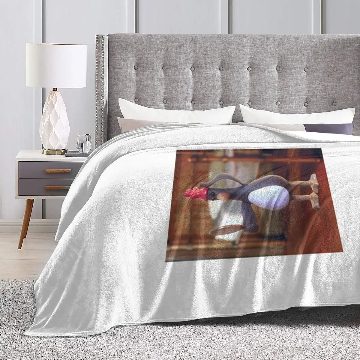 Перья Mcgraw Mirror Забавное ультрамягкое одеяло из микрофлиса