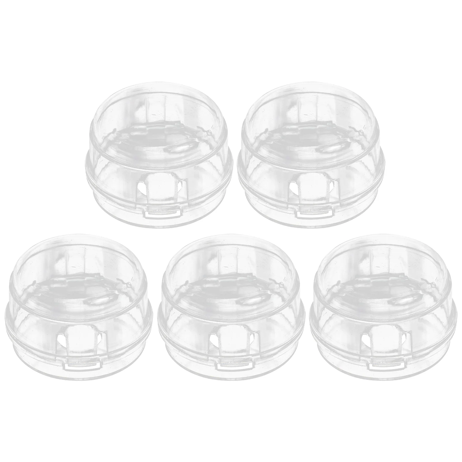 

5 Pcs Gas Shield Oven Child Safety Stove Knob Covers Home Universal Household Plastic Clear Kitchen Baby-proof Child-proof
