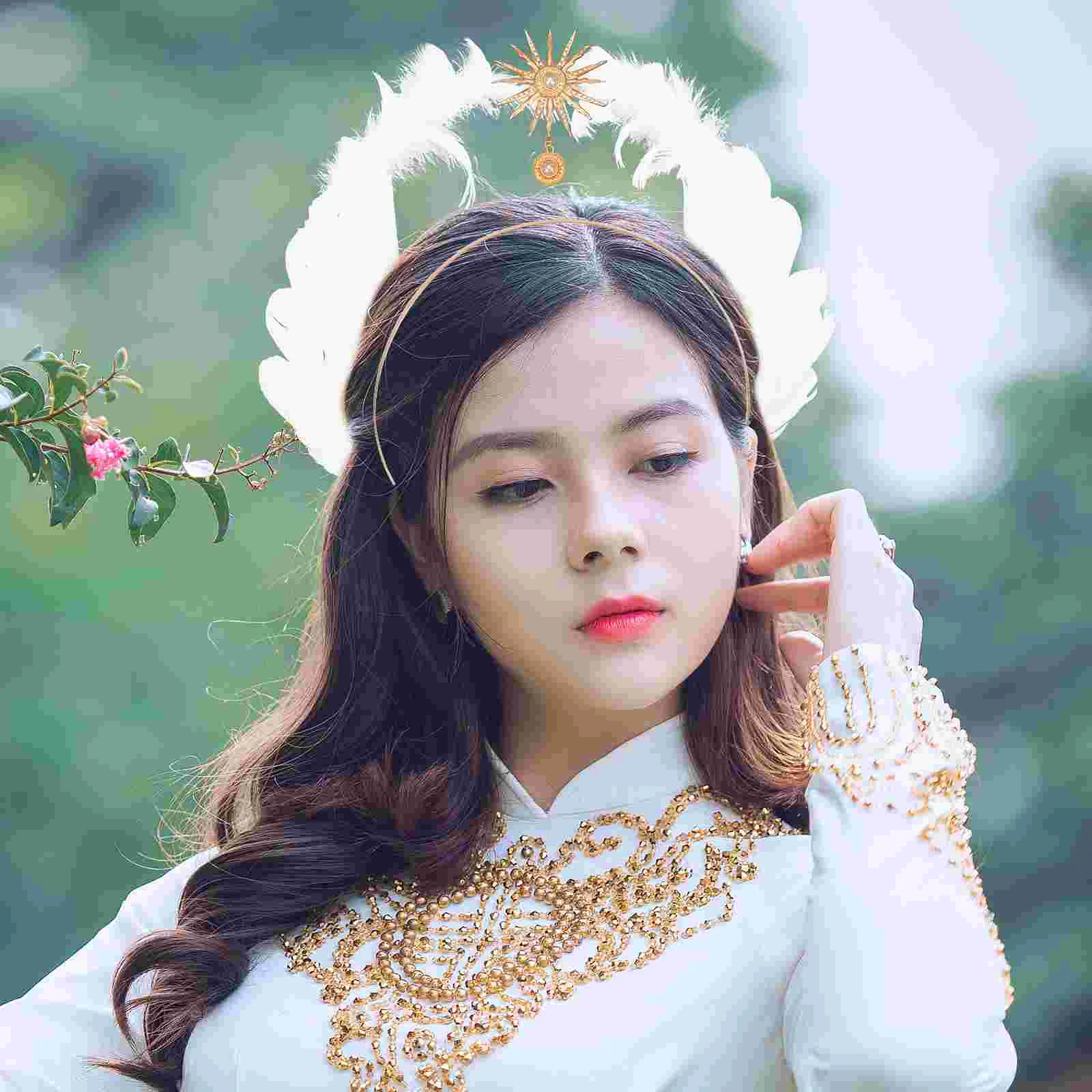 

Повязка на голову для нашей леди, винтажная повязка на голову, аксессуары, украшение из обычного металла, Свадебная Женская повязка на голову в стиле ретро