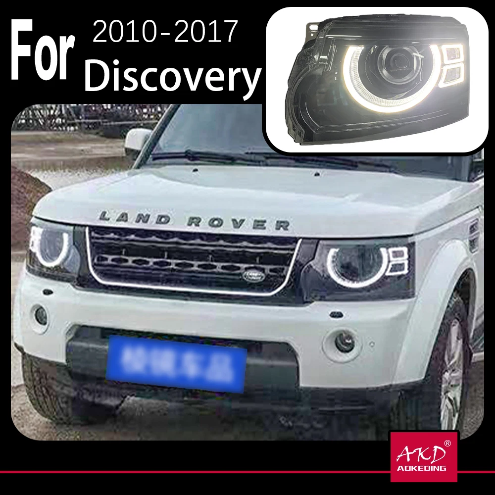 Модель автомобиля AKD для Land Rover Discovery 4 2010-2017 светодиодсветодиодный передние фары