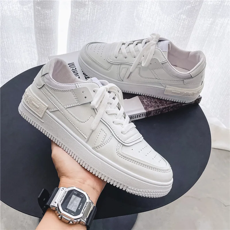 

Men's Shoes New Men's Board Shoes All-match White Shoes Fashion Breathable Sports Shoes Outdoor Casual Shoes Running Shoes