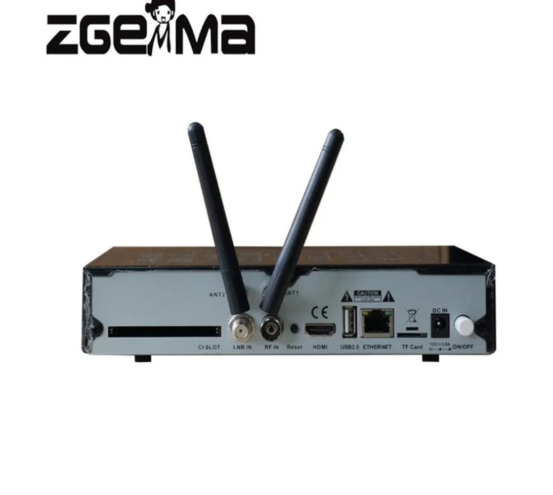 ZGEMMA H9 Combo с CI + DVB-S2X DVB-T2/C Dual WIFI Enigma2 Linux 4K Ultra HD 2160p спутниковый ТВ-приемник - купить по