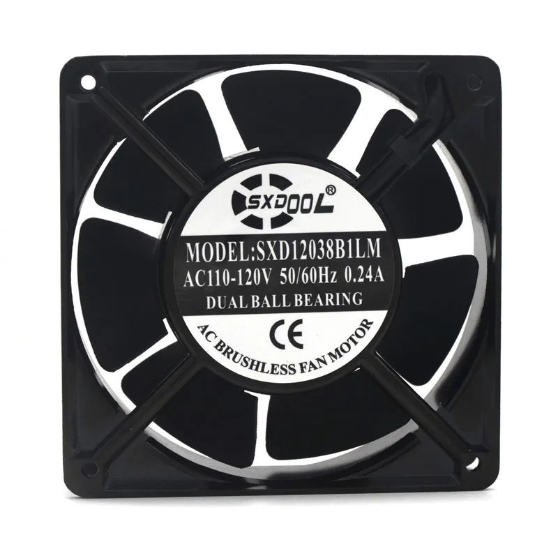 Вентилятор 115VAC 120В 110В осевой 1238 120 мм x 38 высокая скорость DIY вентиляционные