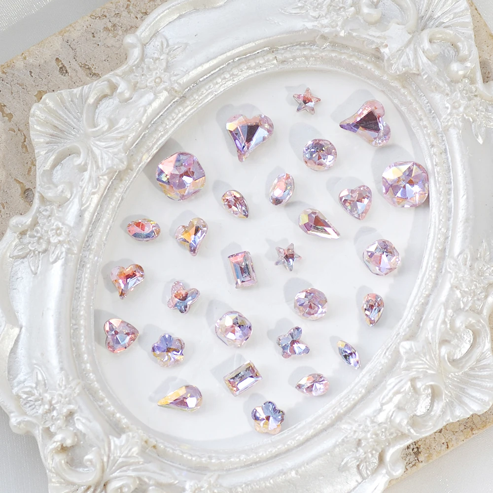 

50 шт., разнообразные Роскошные искусственные бриллианты