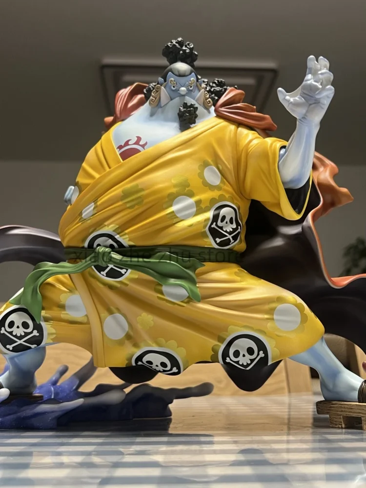 Оригинальная фигурка Jimbei Oka Shichibukai Mh Pop аниме Gk экшн-фигурка 28 см Коллекционная ПВХ