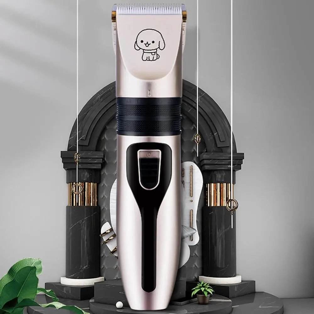 

Electric Pet Hair Clipper Cat Dog Low Noise Hair Clippers Trimmer Scissor Comb Grooming Kit