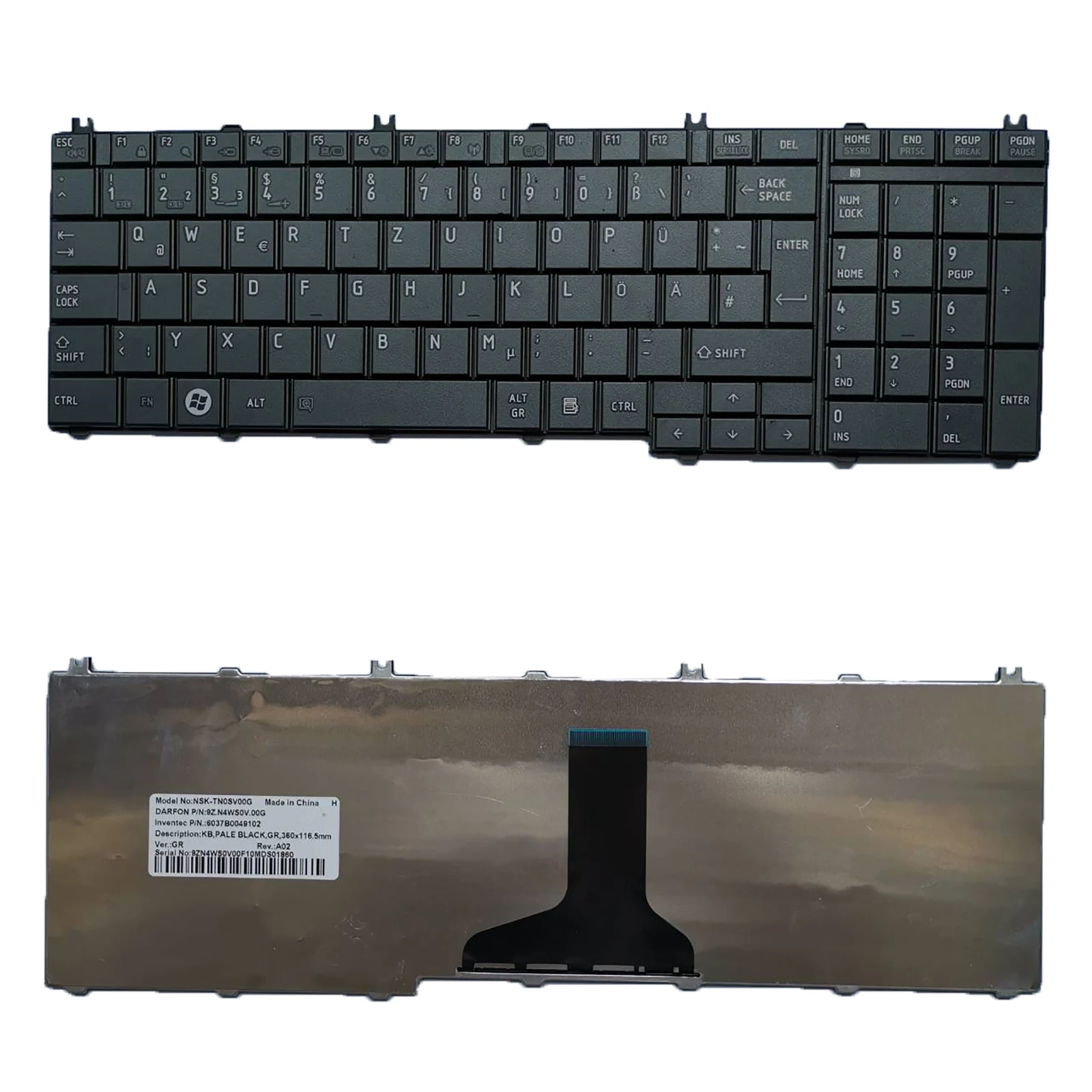 

NEW FOR Toshiba Satellite C650 C650D C655 C655D L650 L650D L655 L655 GR Keyboard