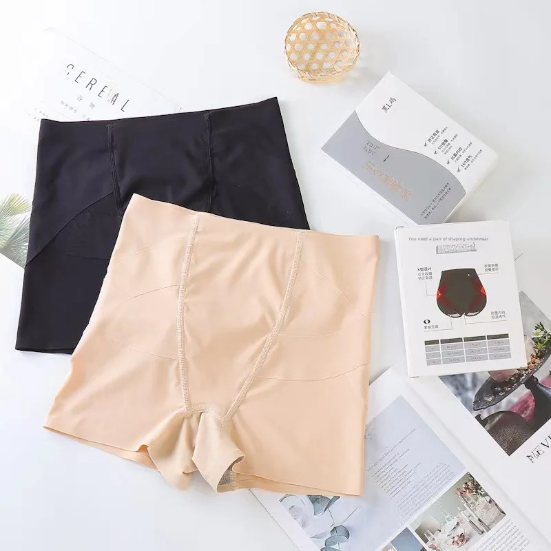 Kaka Брюки для живота в одном стиле Бесшовные женские защитные брюки с подтяжкой и
