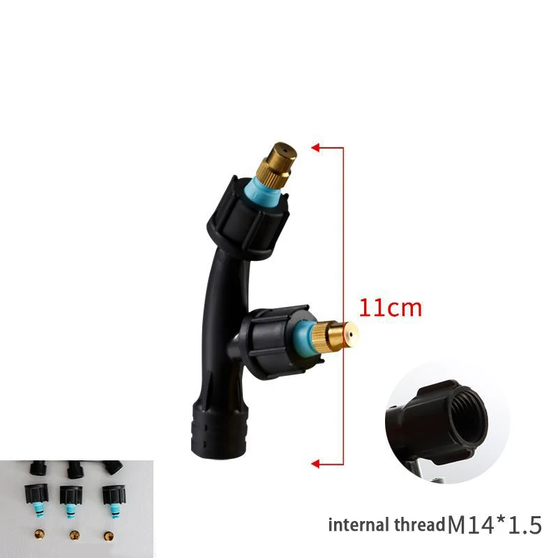 

Сельскохозяйственный медный распылительный распылитель, насадка с одинарной/двойной/тремя насадками, спринклер для орошения сада, газона, пестицидов