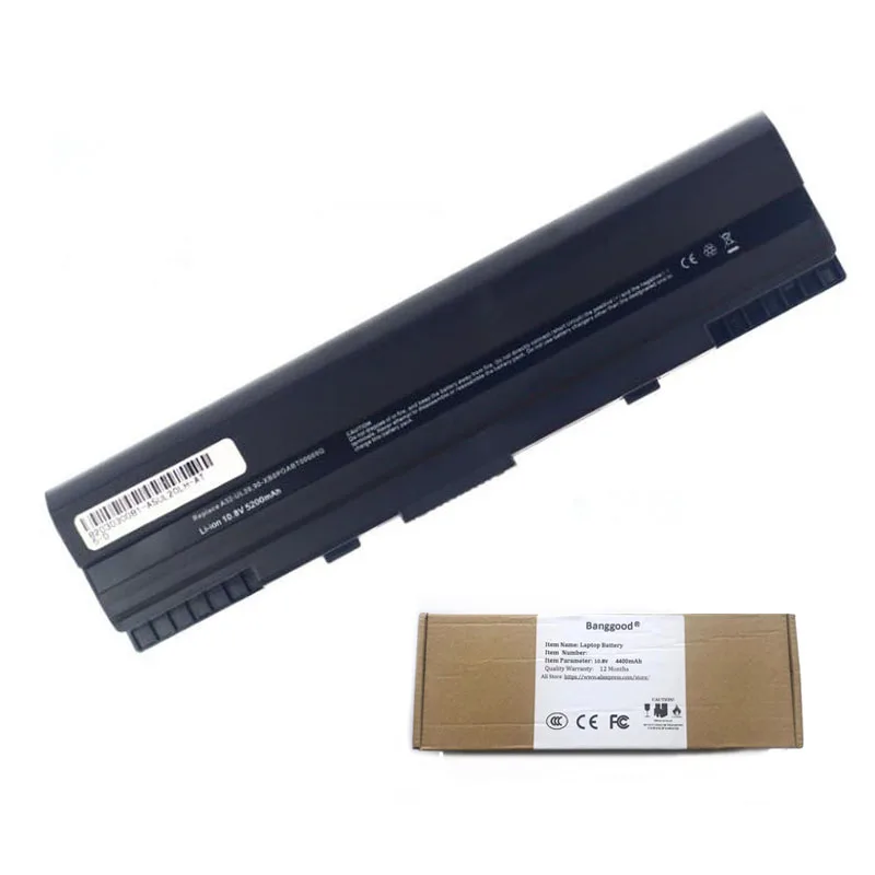 

Banggood 4400mAh A31-UL20 A32-UL20 Laptop Battery for Asus Eee PC 1201 1201HA 1201N 1201T UL20 UL20A UL20F UL20FT X23 X23A X23F