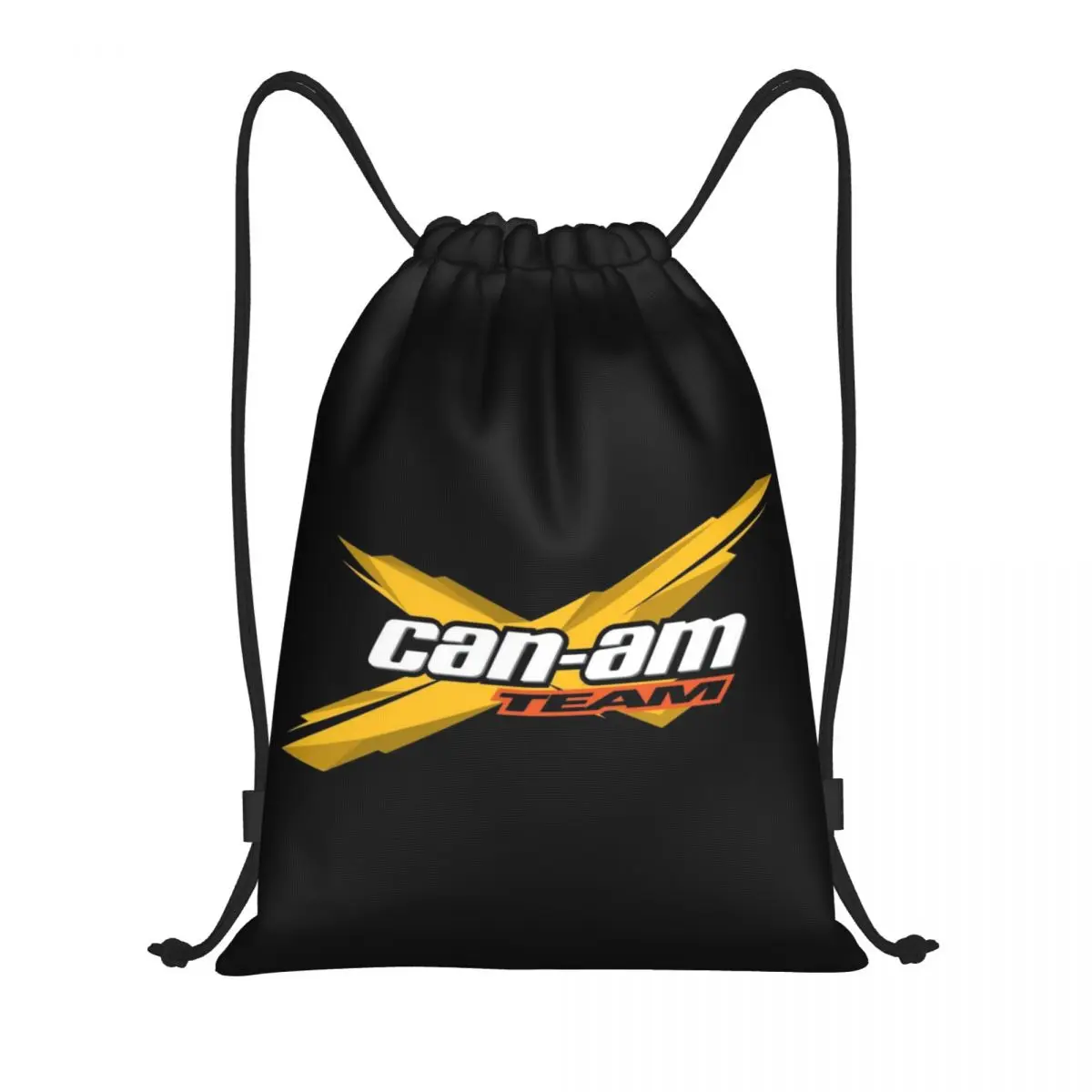 

Can Am BRP ATV Logo Drawstring Backpack Women Men Sport Gym Sackpack Foldable Training Bag Sack