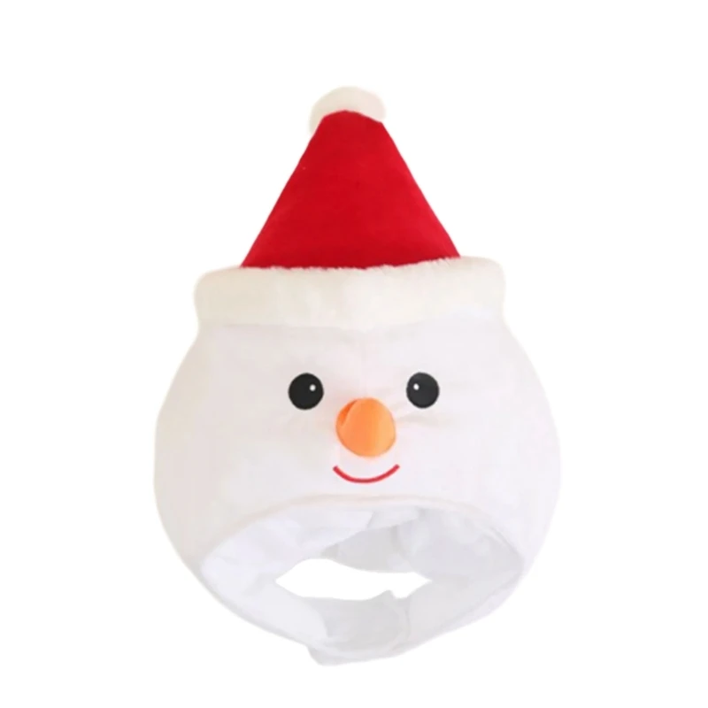 SZWA Рождественская шапка со снеговиком удобный головной убор подарок для друга и