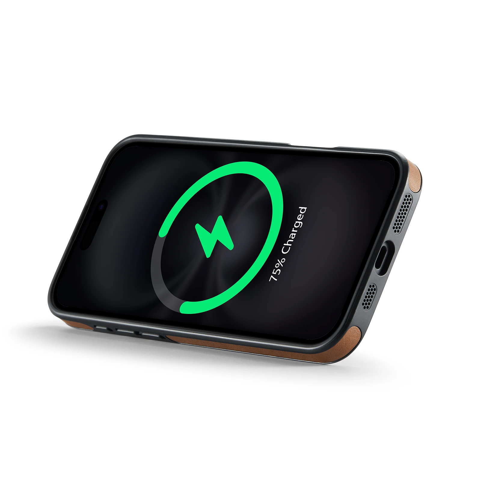 Новый кожаный чехол для телефона Magsafe с защитой от падения iPhone 16 16Pro 16ProMax 15 15Pro 15ProMax