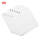 Сменный коврик для резки, 5 шт., прозрачный клейкий коврик для резки с мерной сеткой, 12 дюймов, для создания силуэтов на плоттере