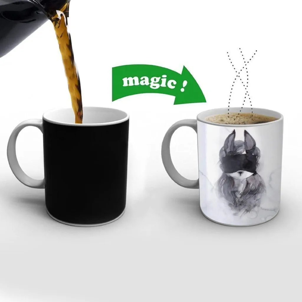 Кружка с изменяющимся цветом Mrs Might etto в винтажном стиле керамическая кружка для