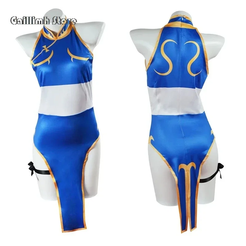 Костюмы для косплея Homeage Li голубое платье Чонсам sutorito Faira games боди одежда