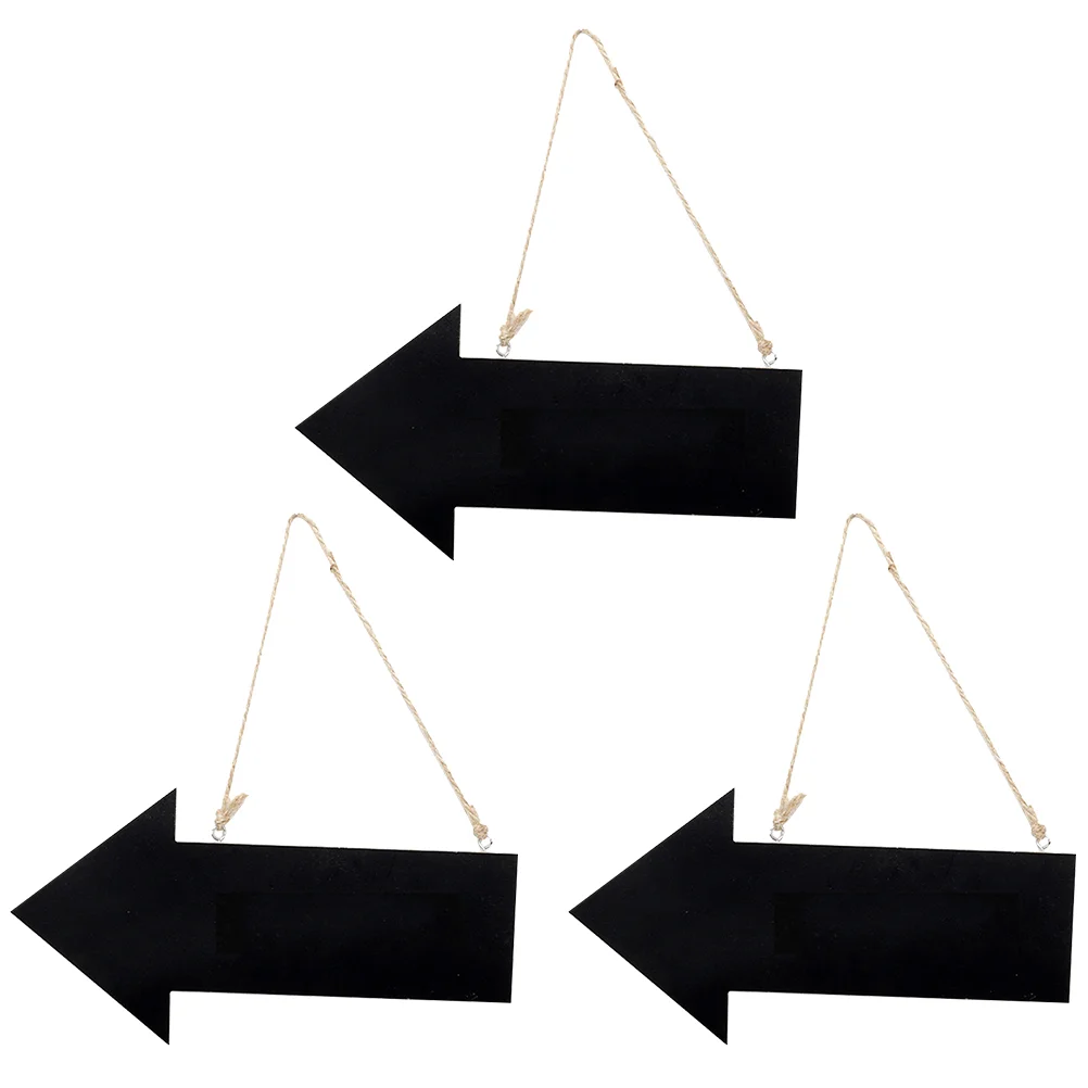 

3Pcs Wooden Chalkboard Multifunctional Haning Chalkboard with Shaped Hanging Signs for Bar Cafe Restaurant Party Decoration