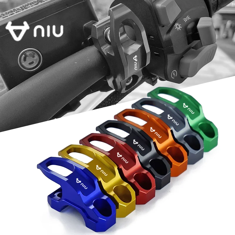 

For NIU N1 N1S M1 U1 M+ NG US U+ UQI U+B Motorcycle CNC Brake Master Cylinder Bracket Bag Luggage Clamp Holder Helmet Hook