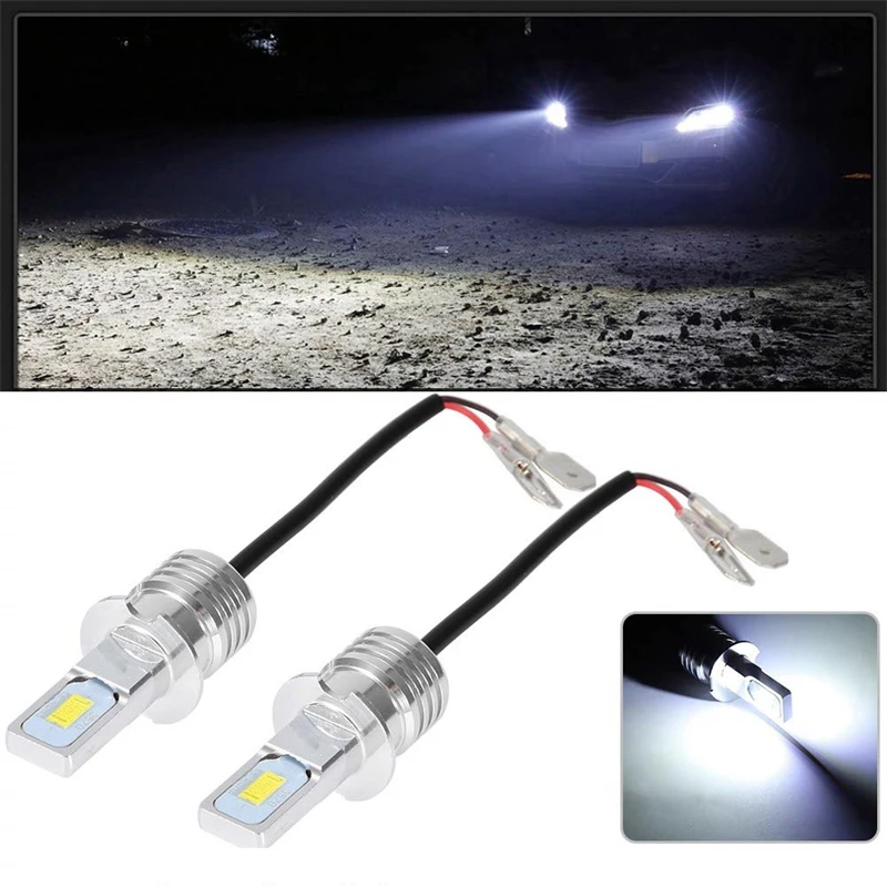 

2 шт./партия, Автомобильные светодиодные лампы H3 3570 2SMD 6000K