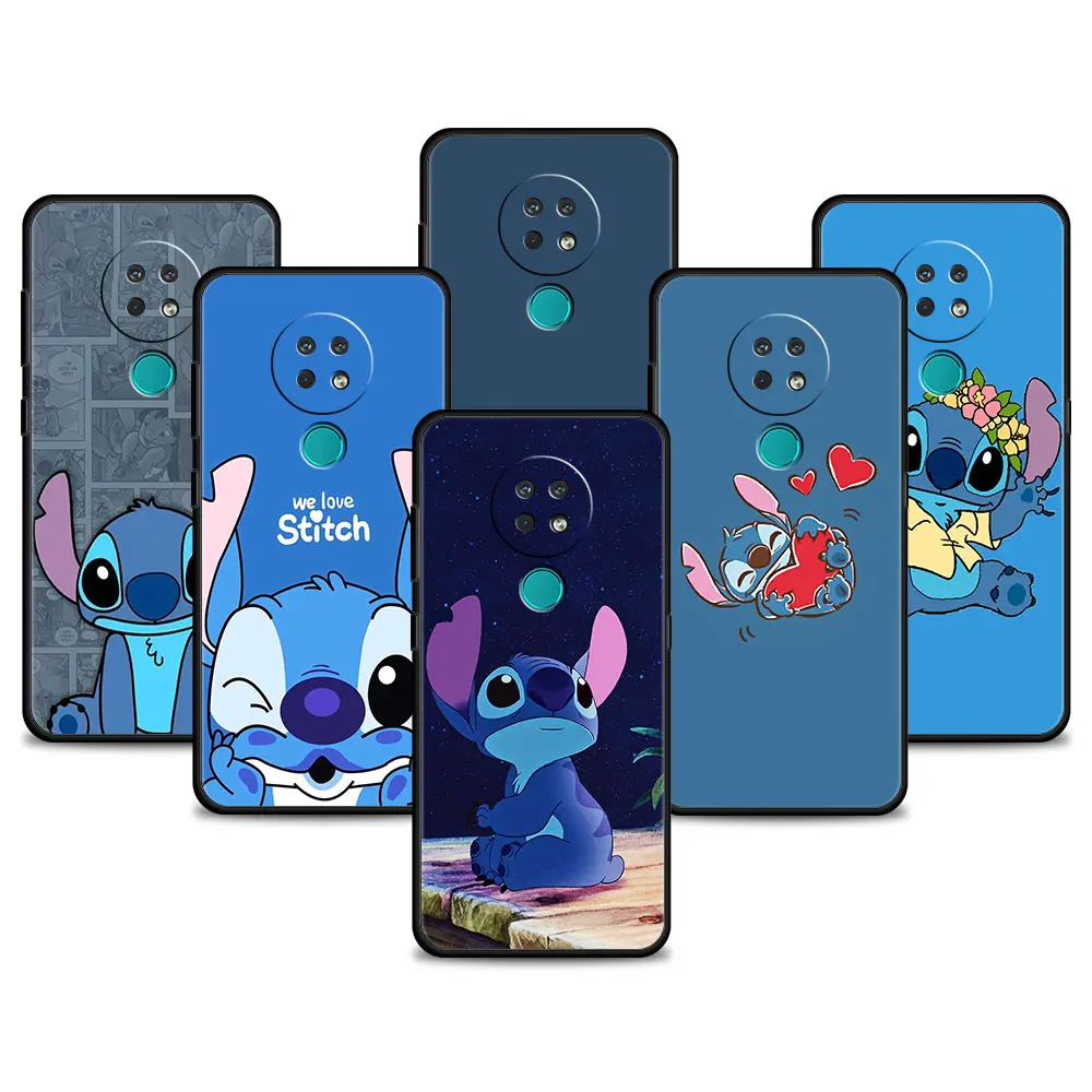 Оригинальные модные чехлы Celulares Fundas Disney Lilo and Stitch для Nokia 7 4 3 5 2 8 1 X10 G11 C20 G50 G21 X20 C30 X100