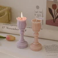 tulip scented candle room decor ins style relieve fatigue increase atmosphere as gift for festive birthdays wedding decoration