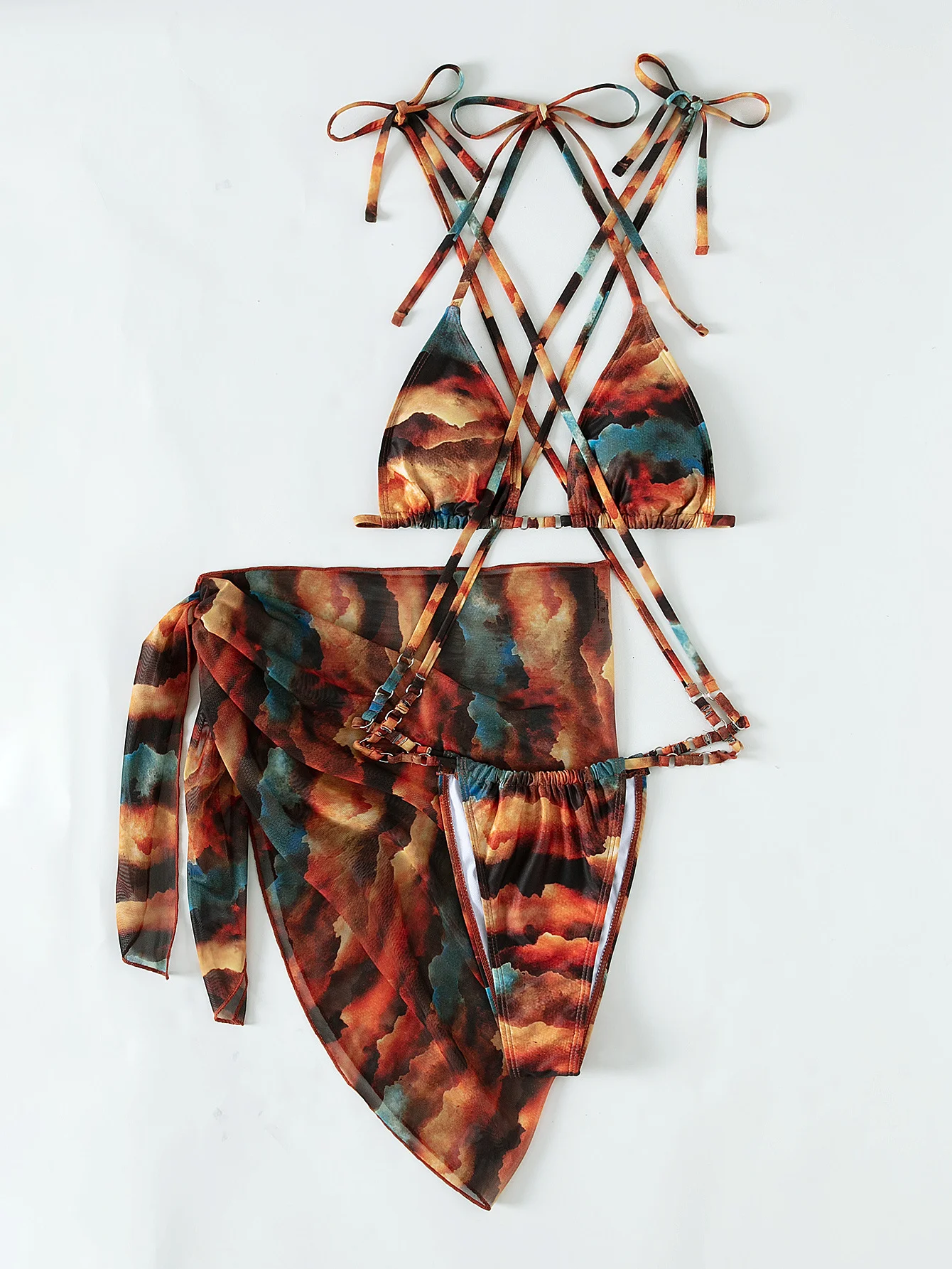 Рисунок 6 - Женский купальник-бикини с разноцветным принтом